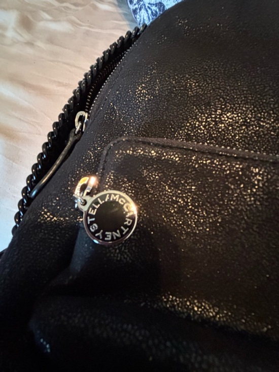 Stella McCartney Falabella Mini Backpack Black Shaggy Deer - Very Good - W/ Card main image 9